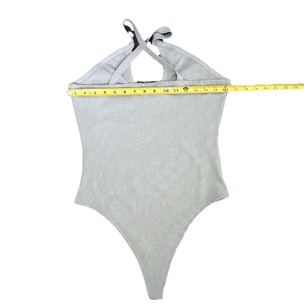 Chicme Gray Bodysuit One Piece Size Large